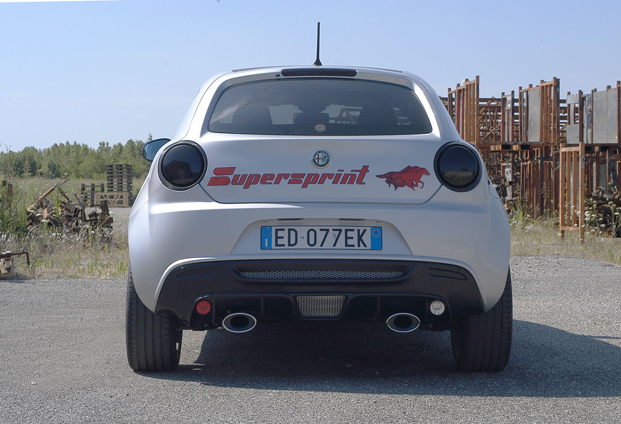 ALFA ROMEO MiTo 1.4i T MultiAir TCT (135 Hp) 2010 -> 2014 Rear exhaust Right - Left 145x95