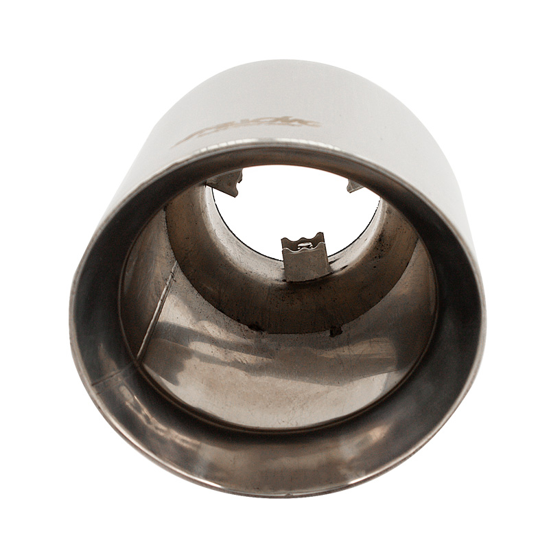 Simoni Racing Uitlaatsierstuk Rond/Schuin RVS - Ø114xL210mm - Montage ->60mm