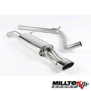 Milltek SEAT Ibiza 6L cat-back systeem met enkel 118mm ovalen ei