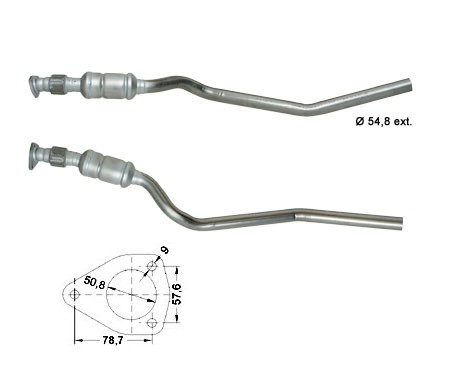 Audi A4 1.9TDi 1896 cc 66 Kw / 90 cv AHH Magnaflow CAT Bouwjaar: