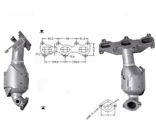 Hyundai SONATA 2.5i V6 24V 2493 cc 118 Kw / 160 cv 6AV Magnaflow