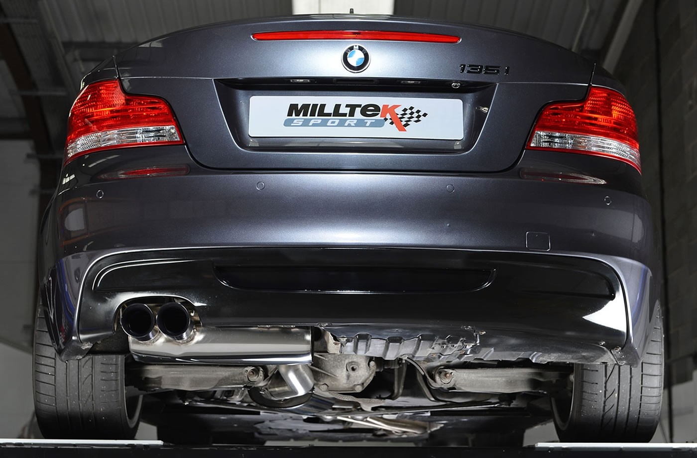 Milltek BMW 135i Cabrio E88 (N55) Cat-Back Twin 80mm GT80