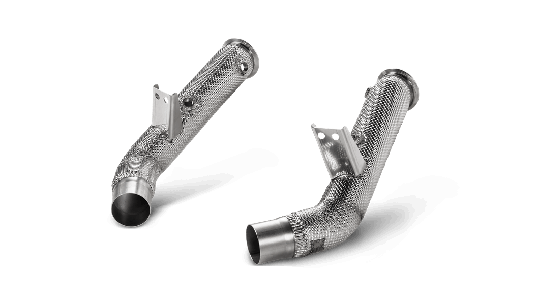 Akrapovic Alfa Romeo Giulia Quadrifoglio Decat Downpipes