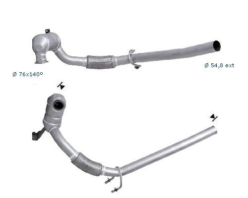 Seat ALTEA 1.9TDI 1896 cc 77 Kw / 105 cv BLS Magnaflow CAT Bouwj