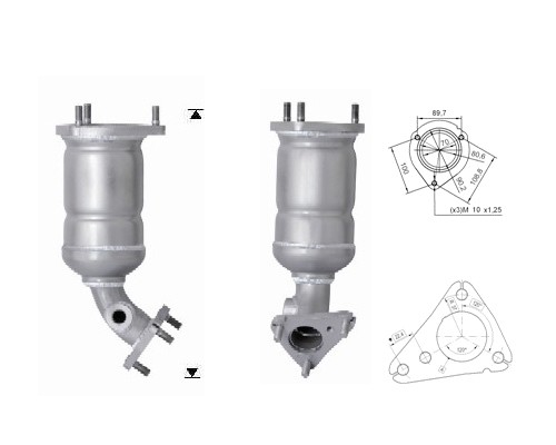 Daewoo MATIZ 1.0i 995 cc 49 Kw / 66 cv B10S1 Magnaflow CAT Bouwj