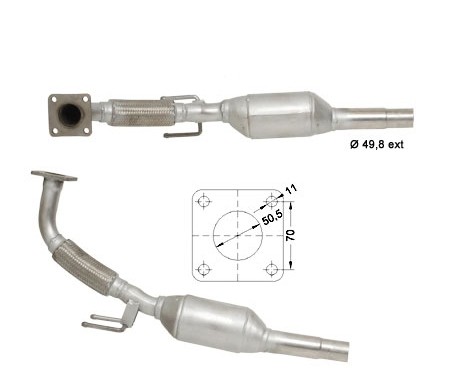 VW POLO 1.9D Classic 1896 cc 50 Kw / 68 cv AGP Magnaflow CAT Bou