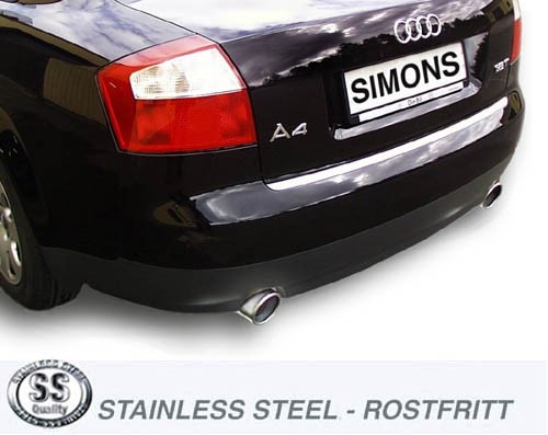 Simons Dual Power Einddemper Audi A4 B6 2001-2004