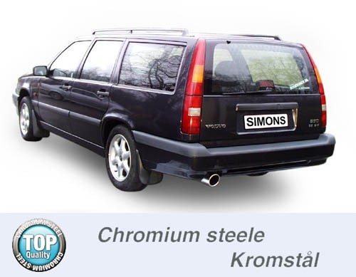 Simons Uitlaatsysteem af kat. Volvo V70 1997-1999