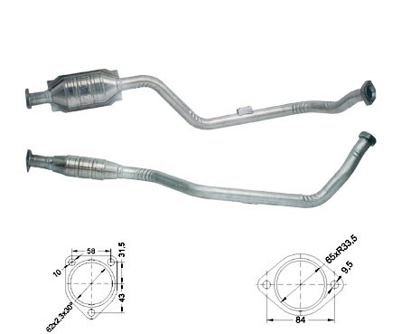 Mercedes C220D 2155 cc 70 Kw / 95 cv T202 Magnaflow CAT Bouwjaar