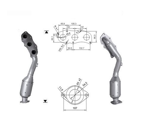 Lexus IS250 2.5i V6 24V 2500 cc 153 Kw / 208 cv 4GRFSE Magnaflow