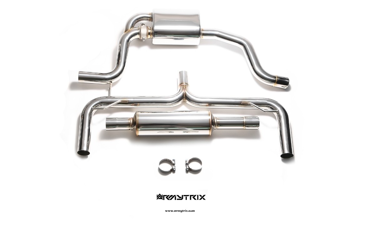 VW Golf VII GTI 2.0 13-.. Armytrix STAINLESS STEEL CAT-BACK