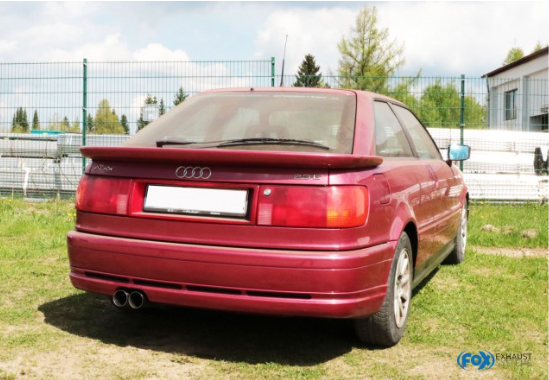 Audi 80/90 - Typ 89, B3 Limousine/ Coupe/ 80 B4 - Cabrio final silencer