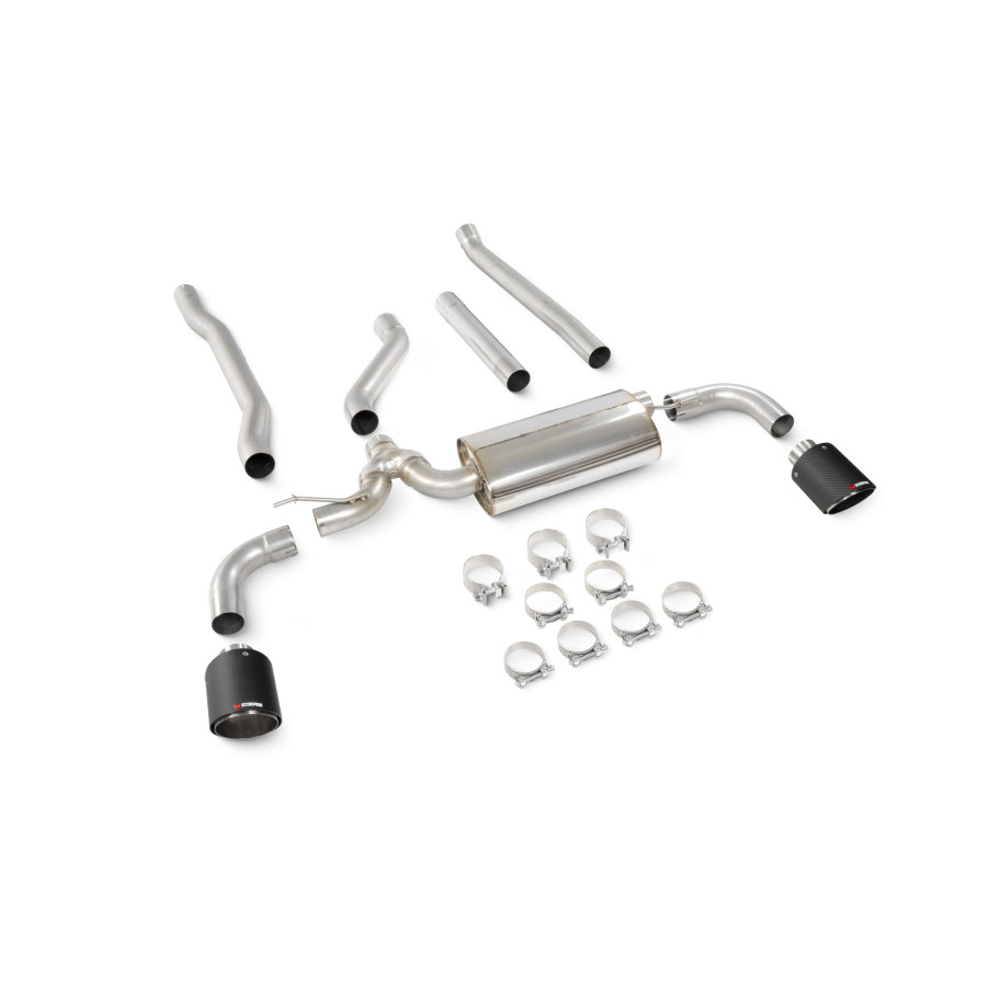 Mini Clubman F54 Cooper S 15-18 Non-GPF Model (excl. All4) Non Resonated Cat-Back System Scorpion