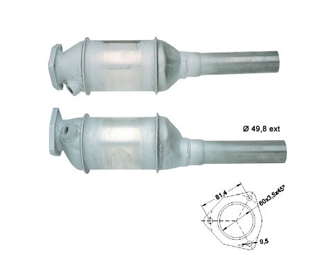 VW PASSAT 35i 1.6i 1595 cc 74 Kw / 101 cv AFT Magnaflow CAT Bouw