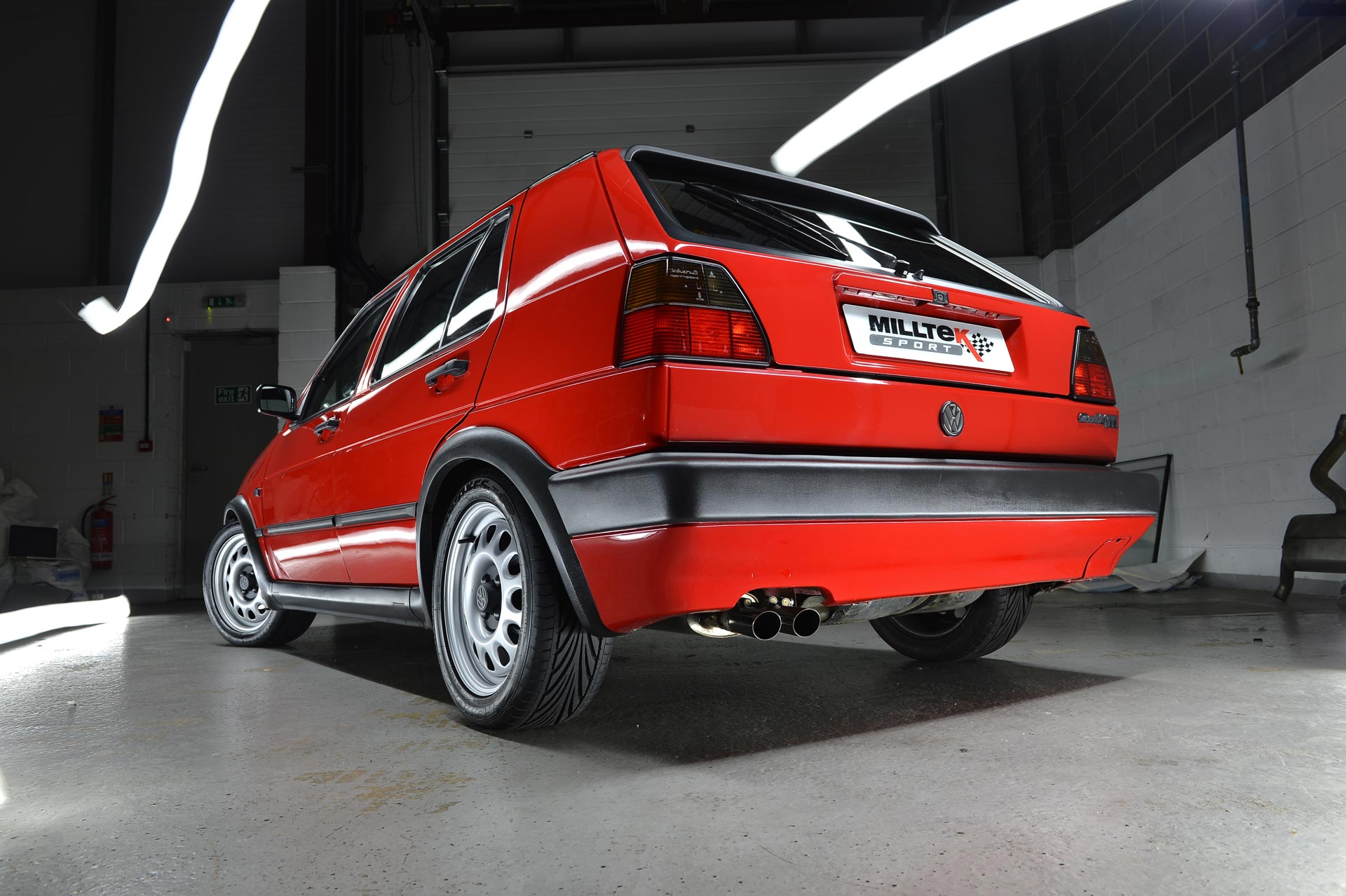 VW Golf II GTI 16v Milltek Full-System Uitlaat systeem