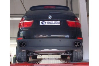 BMW X5 E70 - 4,8l 261kW Einddemper dwars Uitgang rechts/links, E