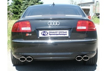 Audi S8 - 4E Einddemper rechts/links - 2x115x85 Typ 32 rechts/li