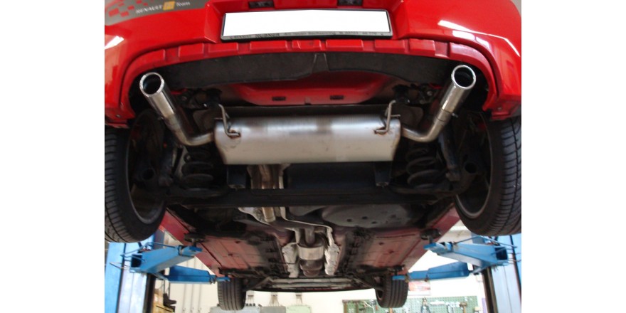 Renault Clio III B Sport Einddemper dwars Uitgang rechts/links -