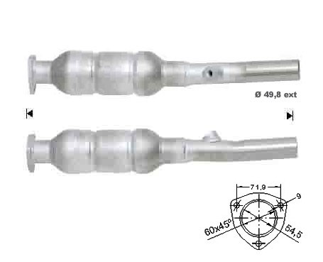 VW BORA 1.6i 16V 1598 cc 77 Kw / 105 cv BCB Magnaflow CAT Bouwja