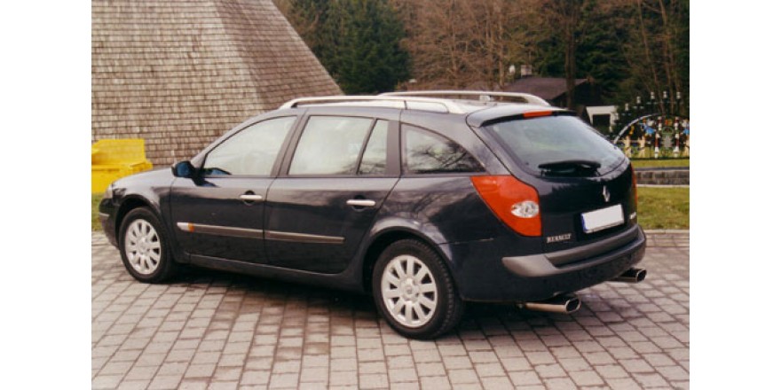 Renault Laguna II K74 - Grandtour Einddemper Uitgang rechts/link