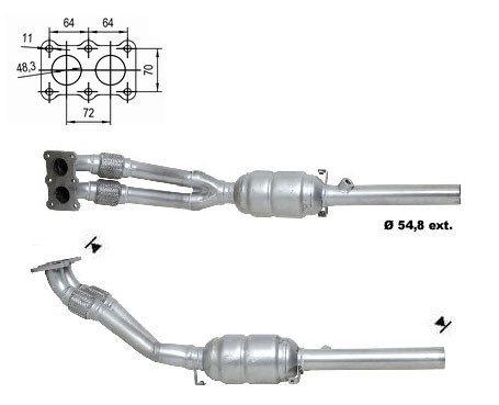 Audi A3 1.8i 20V 1781 cc 92 Kw / 125 cv APG Magnaflow CAT Bouwja