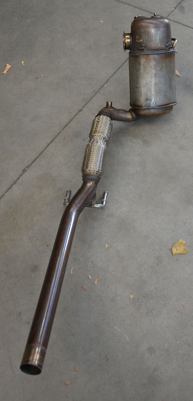 AUDI A1 1.6 TDi 3 Doors / Sportback (90 - 105 Hp) 2011 -> 2014 Turbo downpipe kit (Replace Diesel Pa
