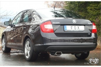 Skoda Rapid Einddemper - 160x80 Typ 56 FOX