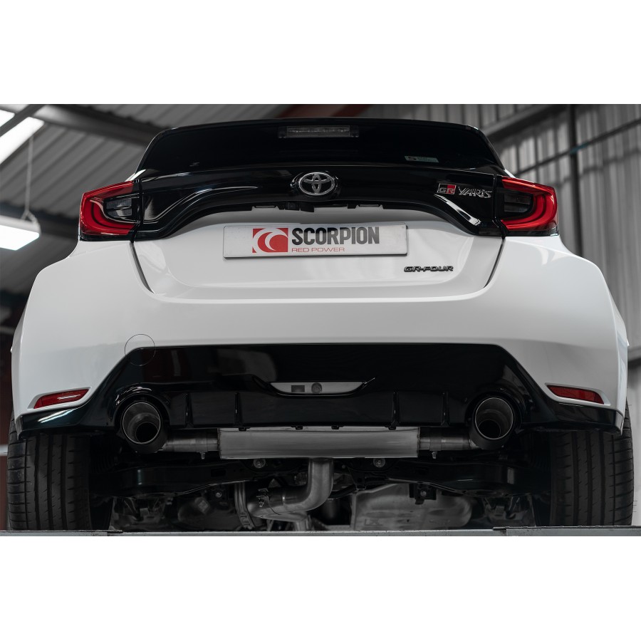 Scorpion uitlaat Toyota Yaris gr carbon fibre