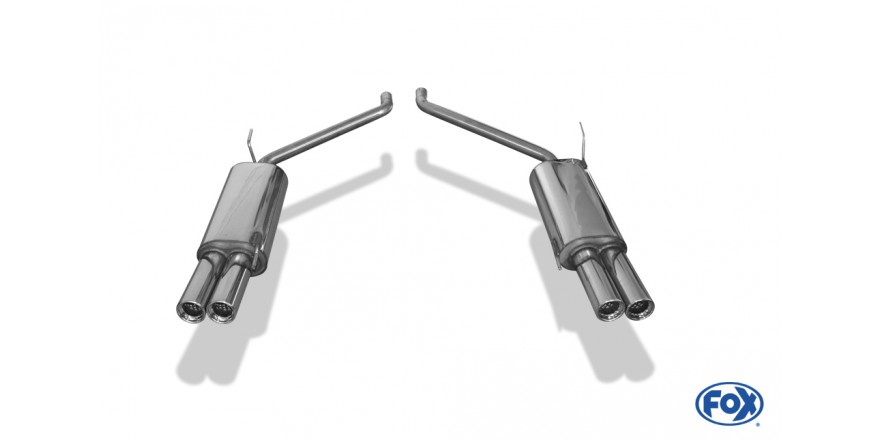 VW Bus T4 Einddemper rechts/links - 2x80 Typ 13 rechts/links FOX