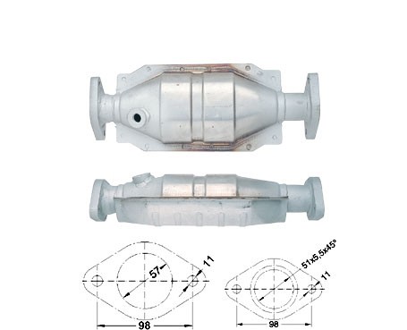 Volvo 480 1.7i 1721 cc 88 Kw / 120 cv B18FT Magnaflow CAT Bouwja