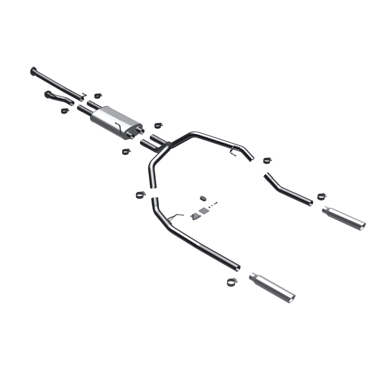 Toyota Cat-Back 8/08-09 Tundra 5.7 EC-CC/SB Magnaflow Cat-Back