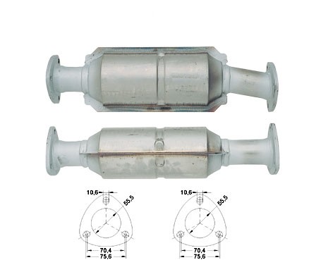 Opel VECTRA 1.6i 1587 cc 55 Kw / 75 cv C1.6NZ OHC Magnaflow CAT