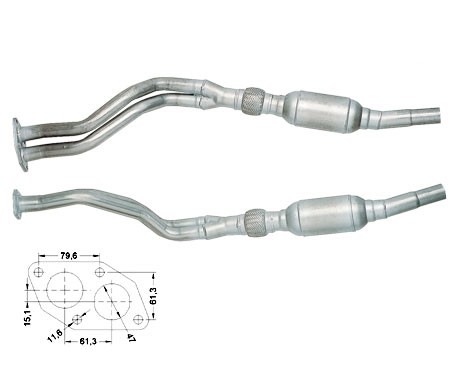 VW PASSAT 3B(G) 1.6i 1595 cc 74 Kw / 101 cv AHL Magnaflow CAT Bo