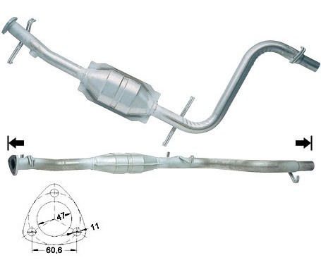 Alfa Romeo 33 1.4ie 8V 1351 cc 64 Kw / 87 cv AR30753 Magnaflow C