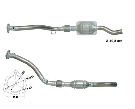 Audi A6 2.4i 2393 cc 121 Kw / 165 cv ARJ Magnaflow CAT Bouwjaar: