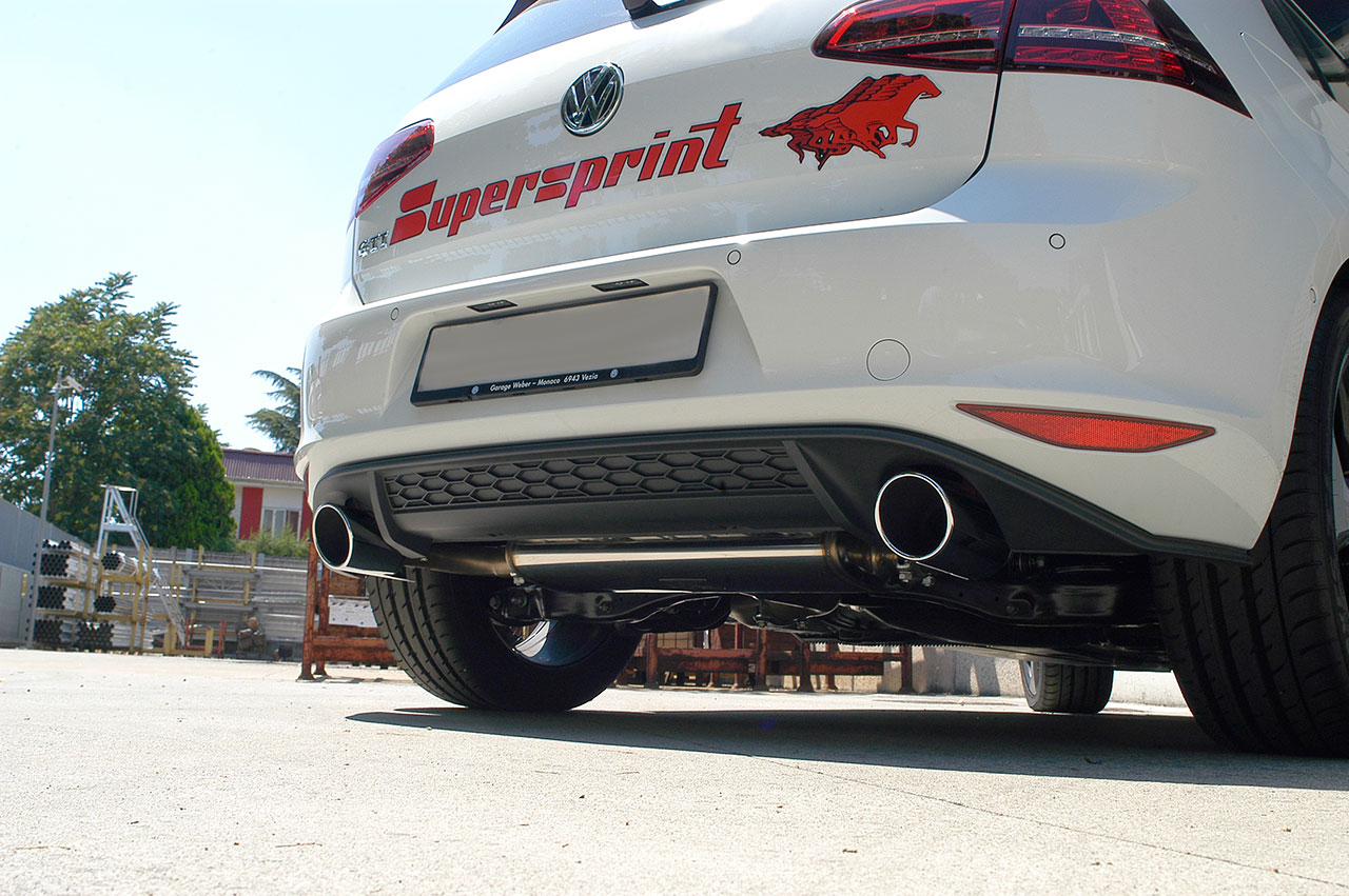 AUDI A3 8V Sedan QUATTRO 2.0 TFSi (USA model 220 Hp) 2013 Endpipes kit Right O100 - Left O100