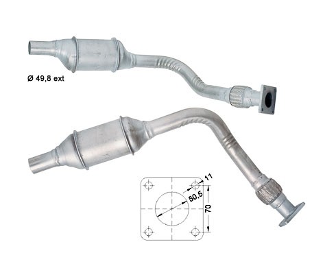 Skoda FELICIA 1.9D 1896 cc 47 Kw / 64 cv AEF Magnaflow CAT Bouwj