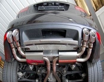Milltek Porsche Cayenne 958 Turbo 4.8 V8 Quad cat-back systeem m
