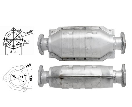 Audi 100 2.5TD 2461 cc 85 Kw / 115 cv AAT Magnaflow CAT Bouwjaar