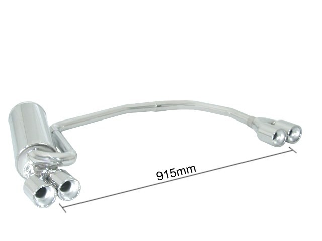 Peugeot 206 cc Einddemper Ragazzon