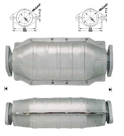 Daihatsu FEROZA 1.6i 16V 1598 cc 69 Kw / 95 cv HDE Magnaflow CAT