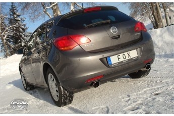 Opel Astra J Sedan Einddemper dwars Uitgang rechts/links - 115x8