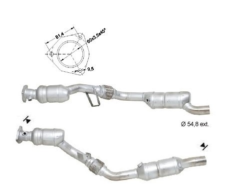 Audi A4 3.0i V6 2976 cc 162 Kw / 220 cv ASN / AVK Magnaflow CAT