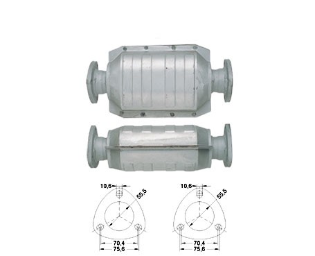 Opel OMEGA A 3.0i 2967 cc 115 Kw / 156 cv C3.0NE Magnaflow CAT B