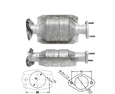 Mazda 323 1.6i 8V 1597 cc 64 Kw / 87 cv B6 Magnaflow CAT Bouwjaa