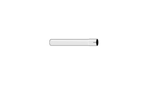 buis L=500mm 3 inch (76,1mm) Simons RVS