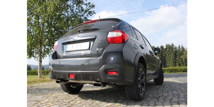 Subaru XV Einddemper dwars Uitgang rechts/links - 145x65 Typ 59