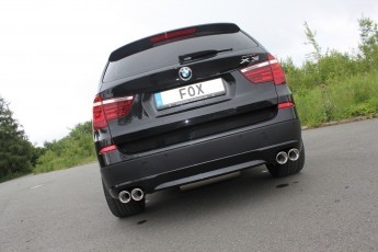 BMW X3 F25 Einddemper dwars Uitgang rechts/links - 2x90 Typ 17 r