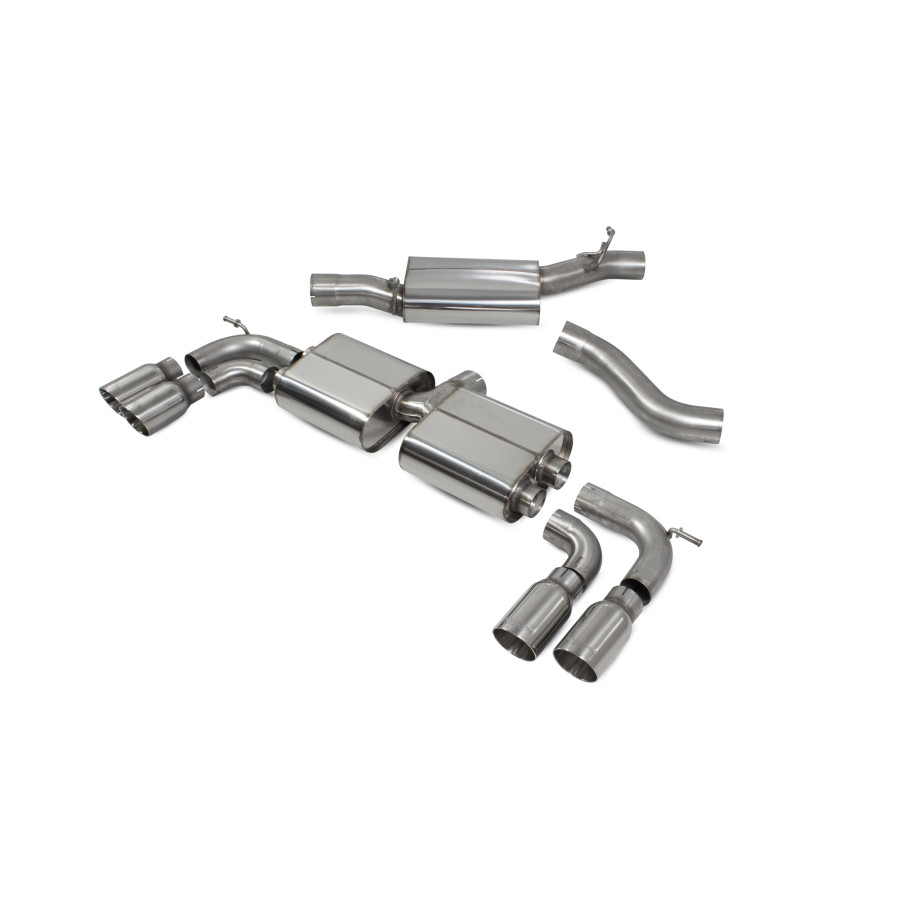Audi S3 2.0T 8V (3 Door & Sportback) PFL Non-resonated cat/gpf-back system with valves