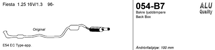 Simons Einddemper Mazda 121 1996>